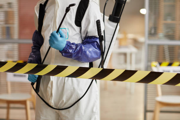 Professional Infectious Disease Decontamination technician working in Dale, WI